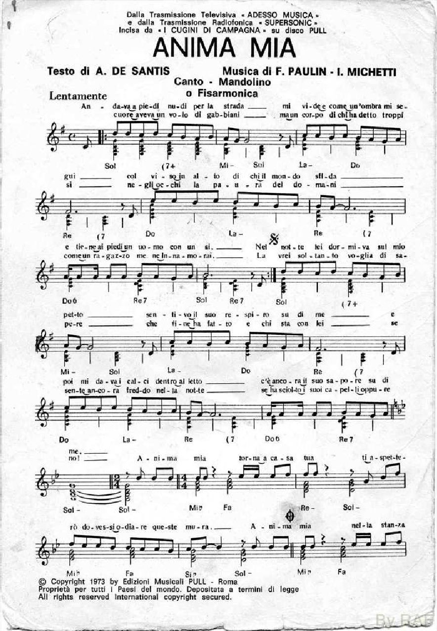 canzoni napoletane spartiti pianoforte pdf